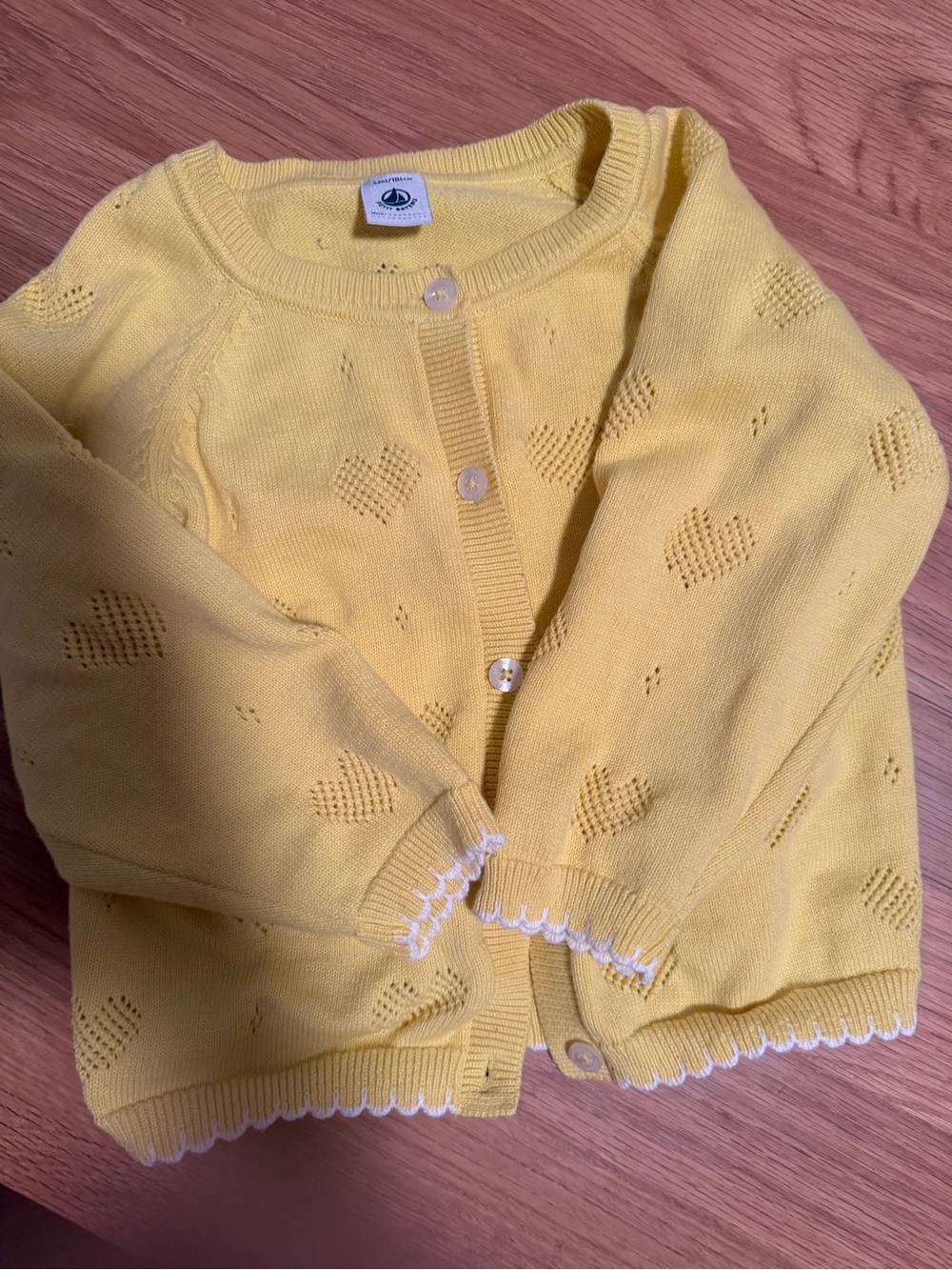 Petit Bateau kids Knit Cardigan Sweater - Picture 4 of 8